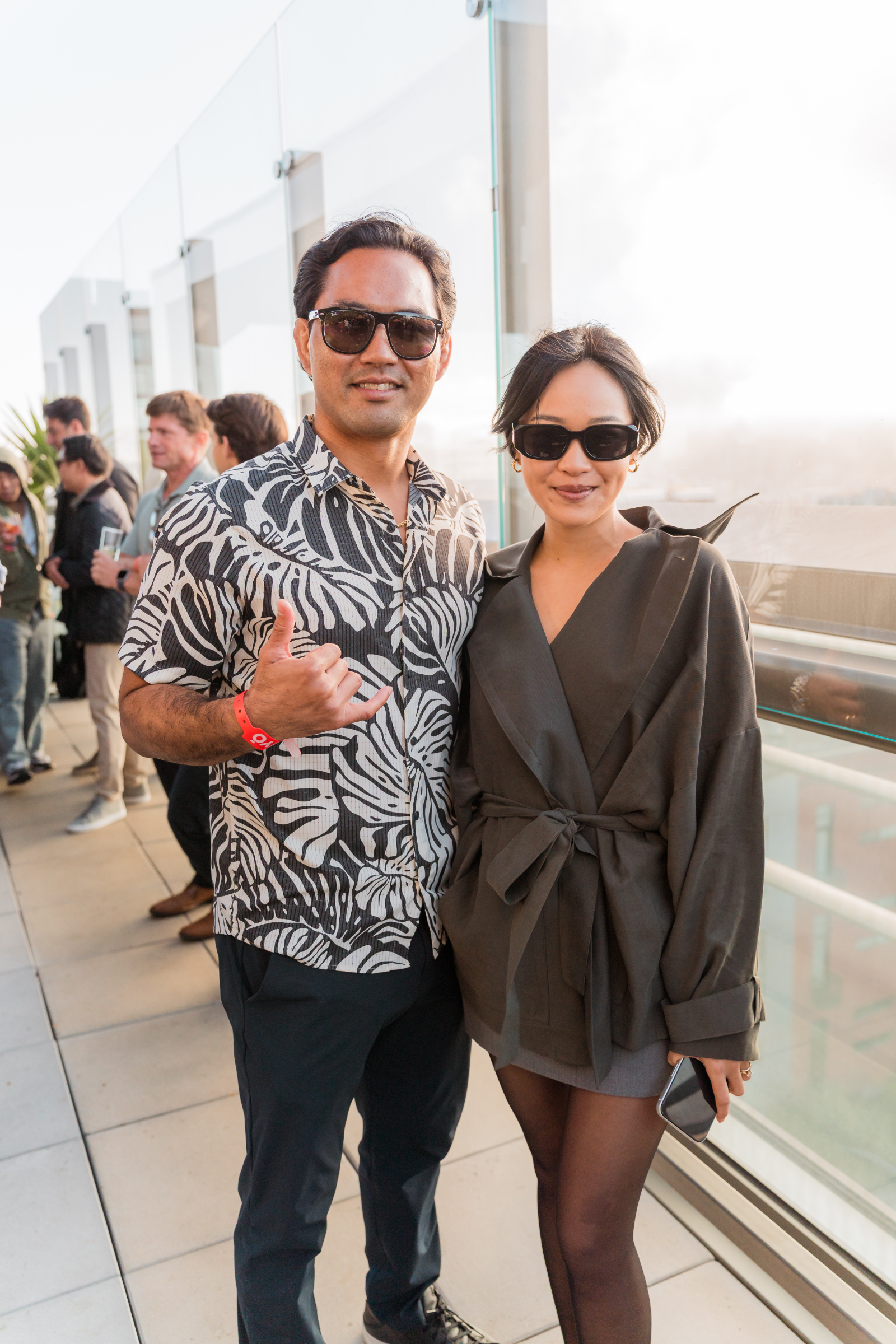 Zack and Gigi at the SF Hawaii Tech Pau Hana